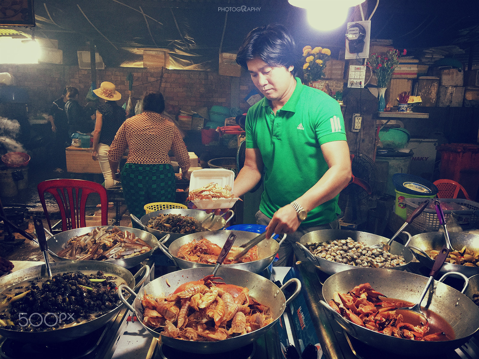 Seafood seller