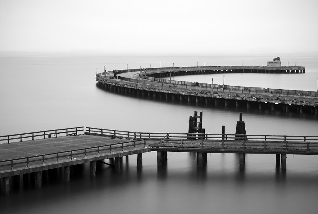 black and white pictures - Fort Mason Docks by Greg Stamos on 500px.com