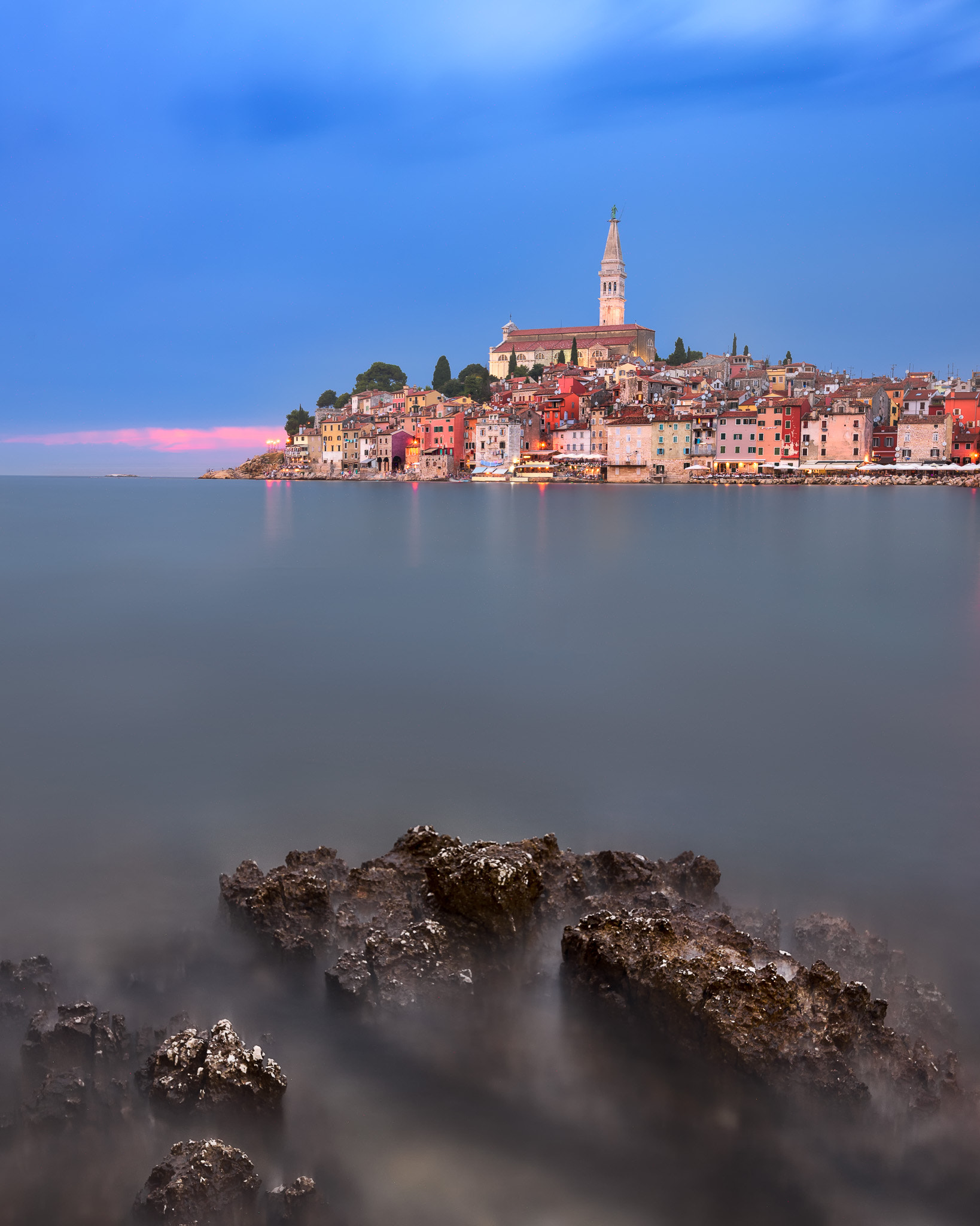 Rovinj Skyline in the Evening