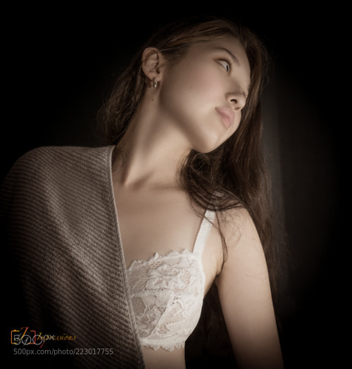 Sony a7R II sample photo. Sanita model shoot photography