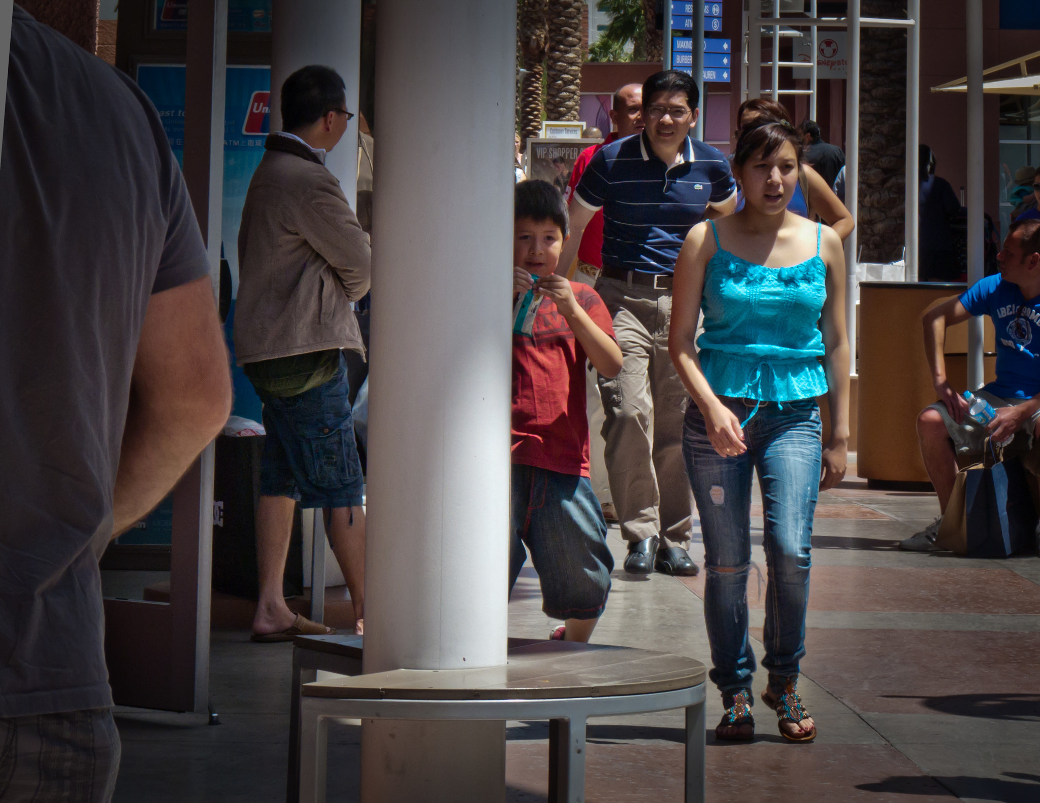 Girl at the Mall