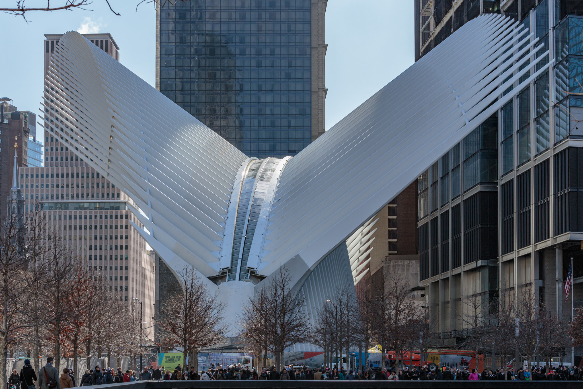 New York City, March 21, 2016: World Trade Center Transportation