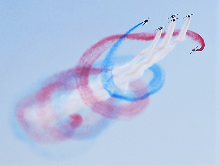 Nikon D60 sample photo. Patrouille de france photography