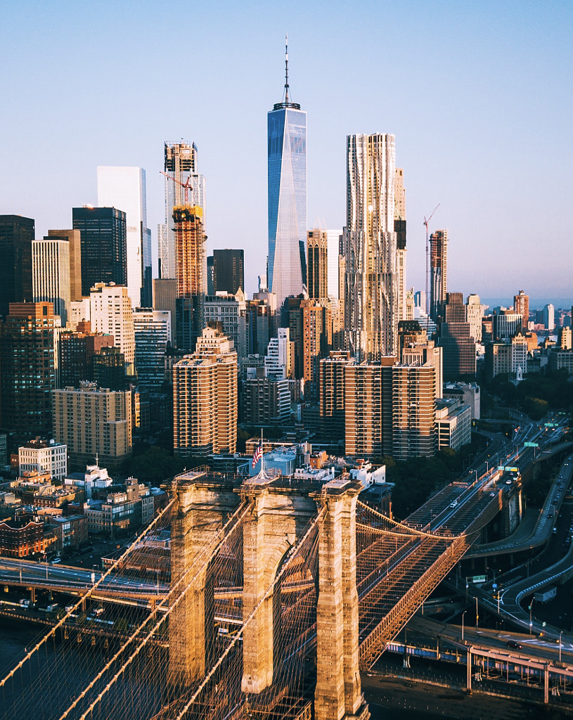 Morning light over the Brooklyn Bridge by Ryan Millier on 500px.com