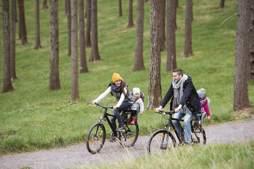 Autumn family cycling by Jozef Polc on 500px.com