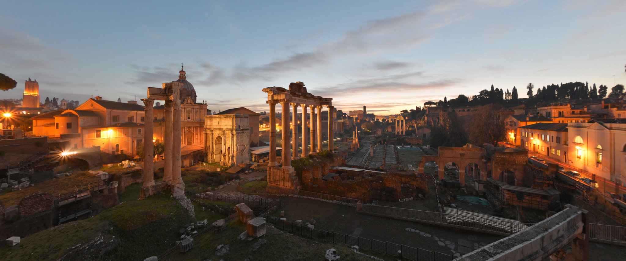The Roman Forum (panoramic view)