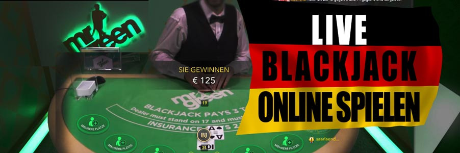 Live-Blackjack online spielen im Mr Green Casino