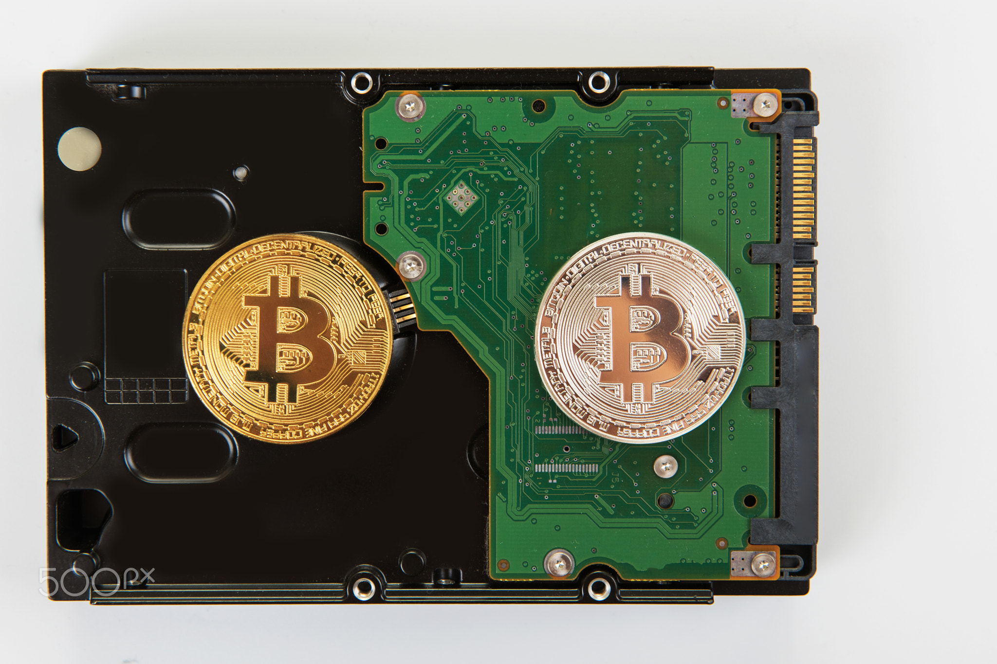 Bitcoin coin with HDD