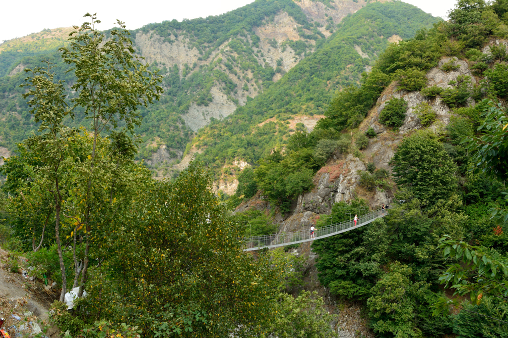 Zarnava suspension footbridge across Girdimancay r by Alizada Studios on 500px.com