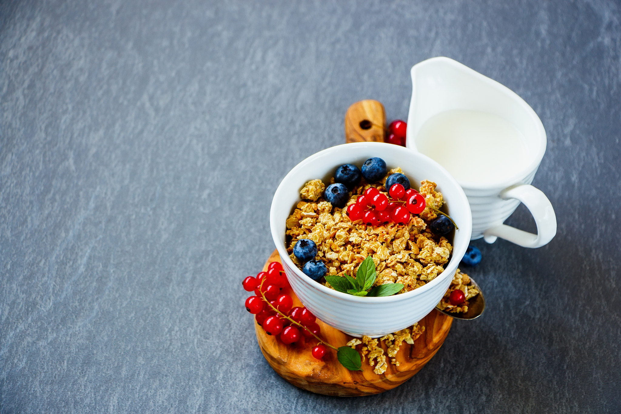 Breakfast with granola