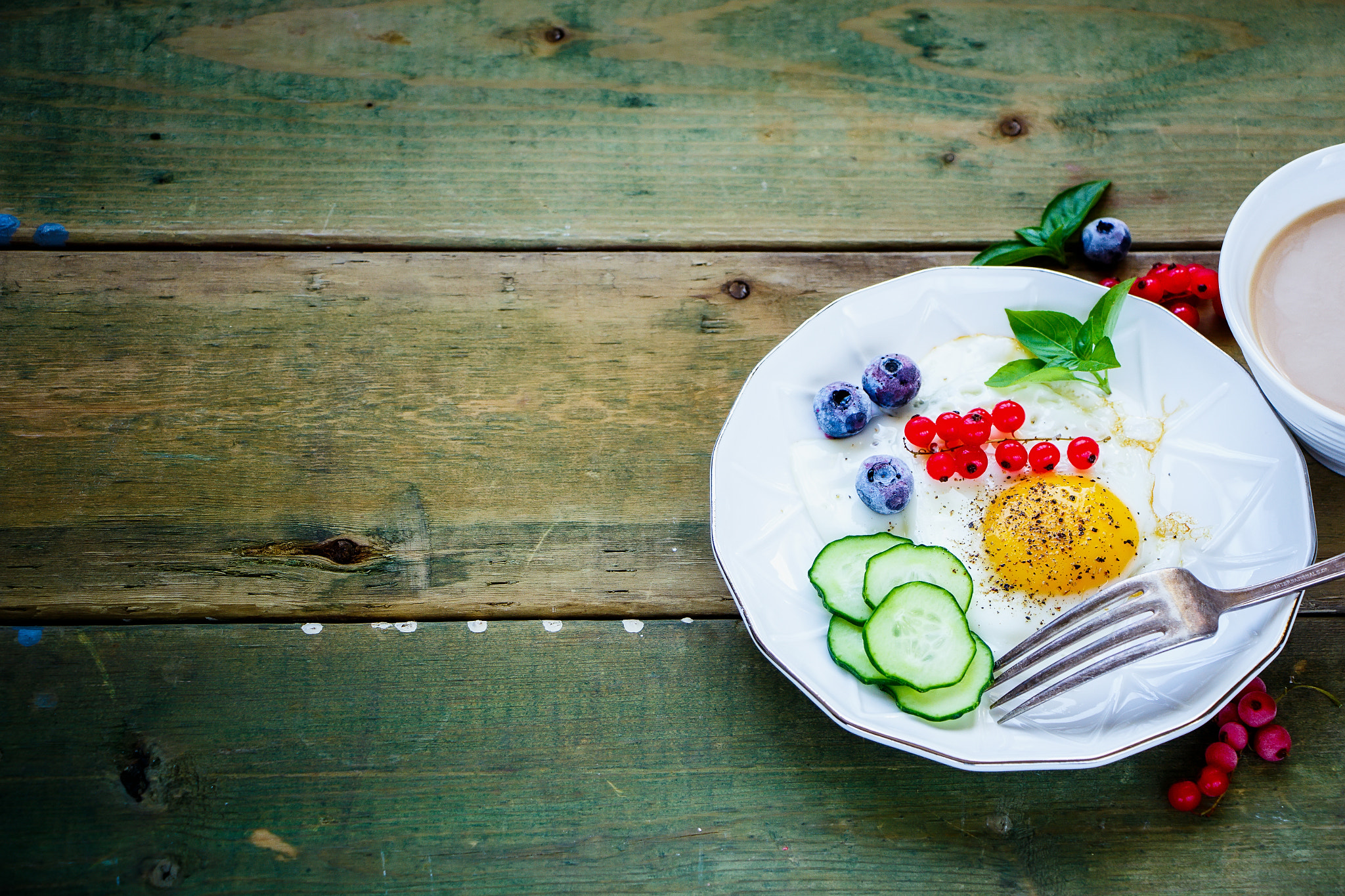Healthy breakfast concept