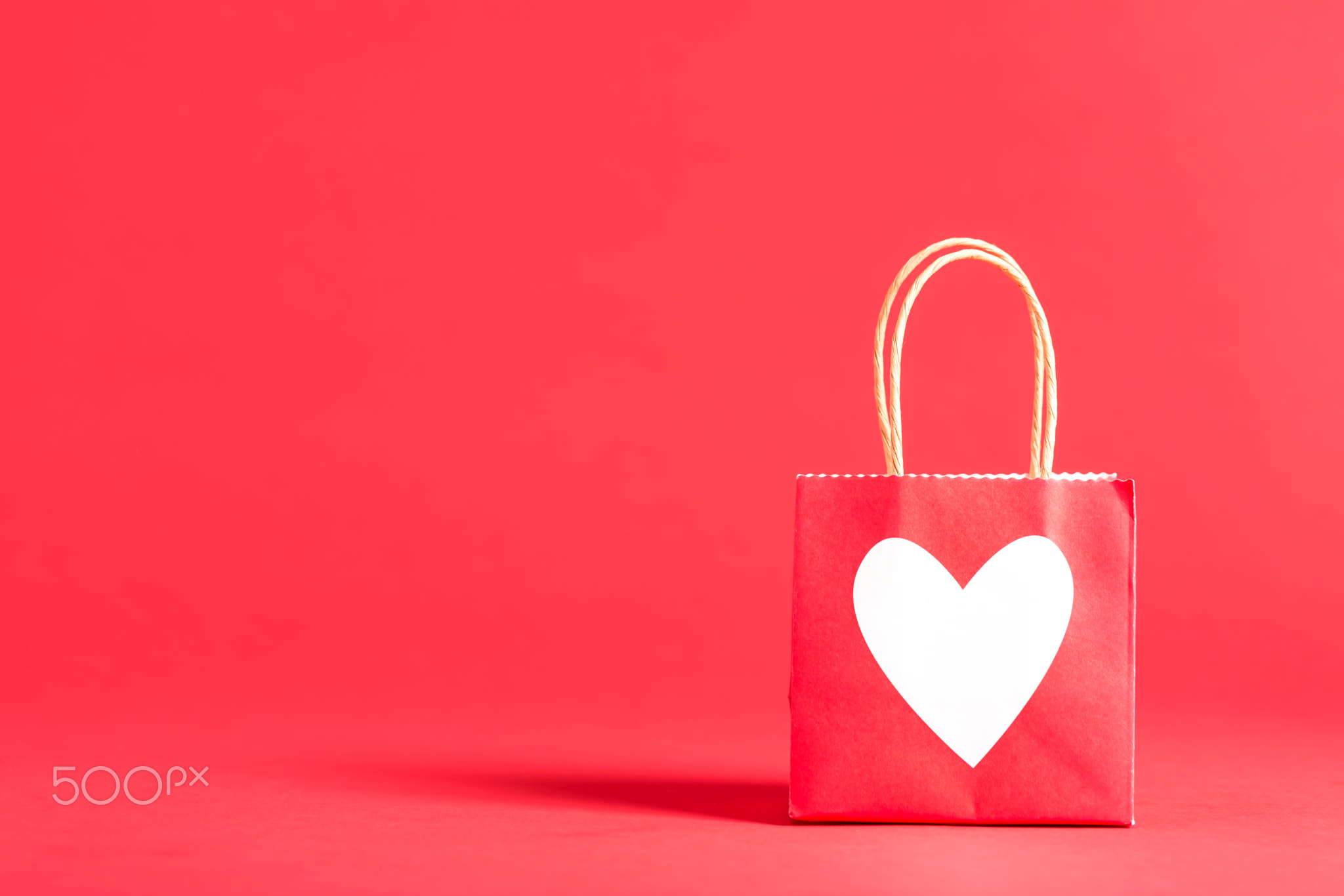 Gift bag with heart