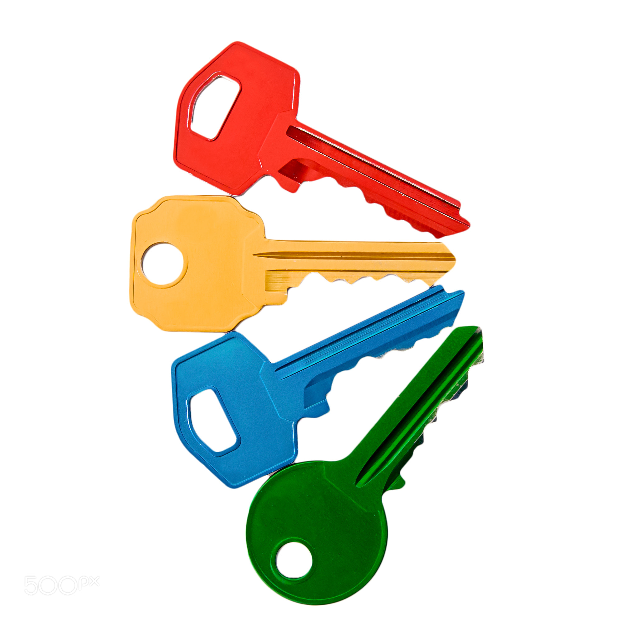 colored keys