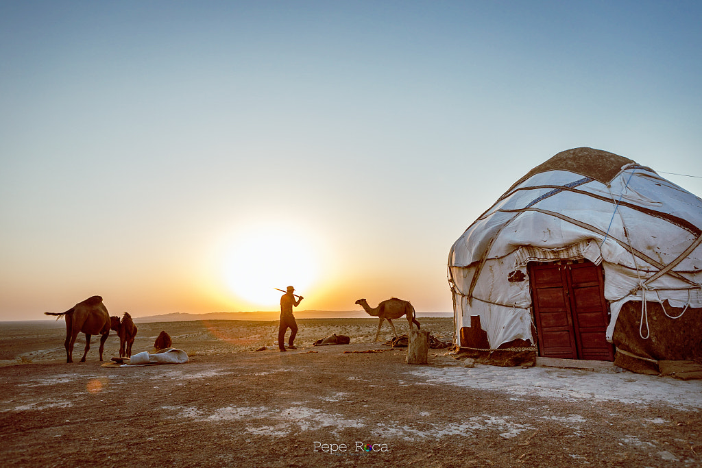 Sunset at Yurt Camp by Pepe Roca on 500px.com