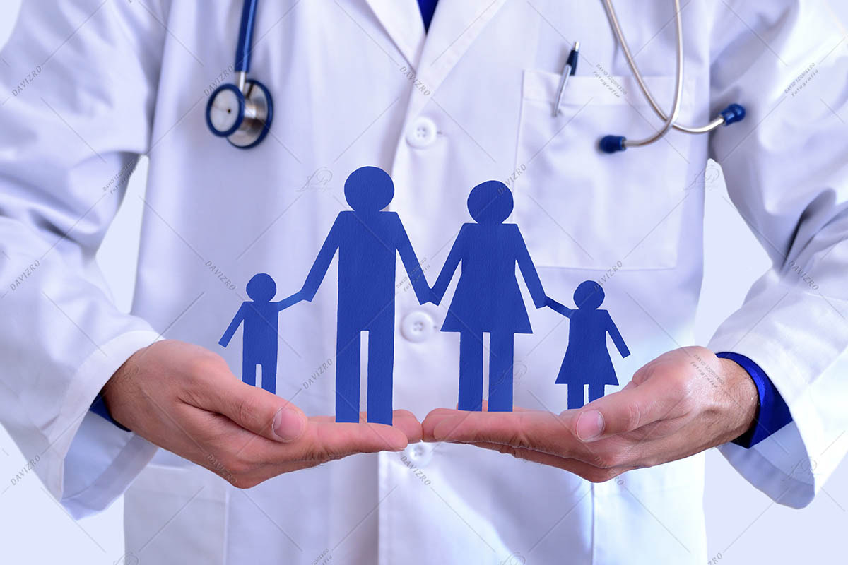 Concept of family health insurance