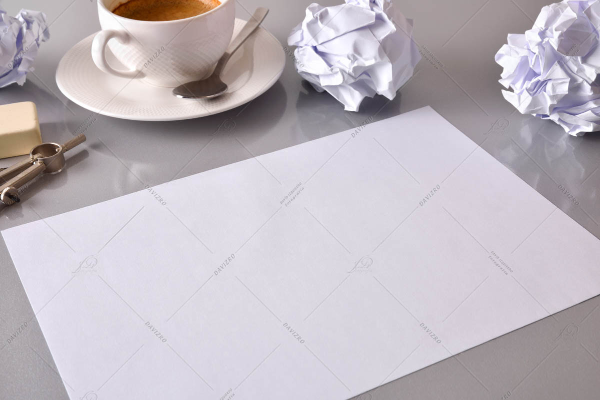 Designer office desk concept search for ideas in business elevat