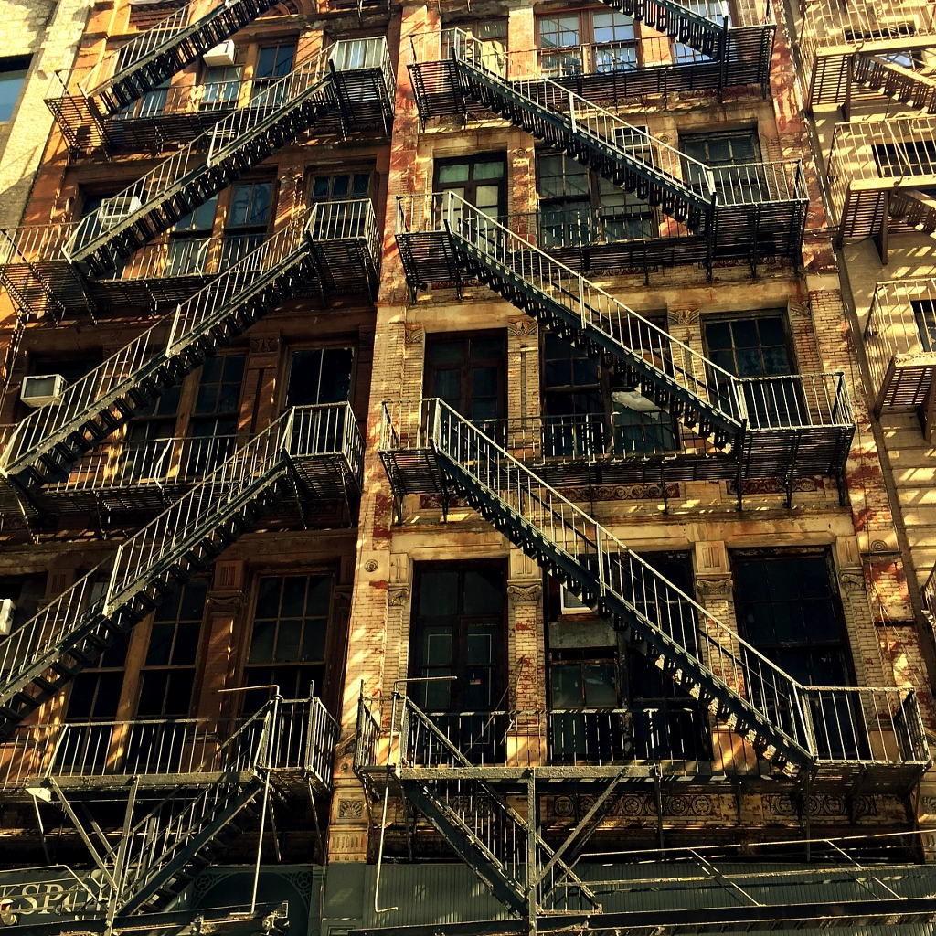 Fire escape ladder by Shahriar Rostami on 500px.com