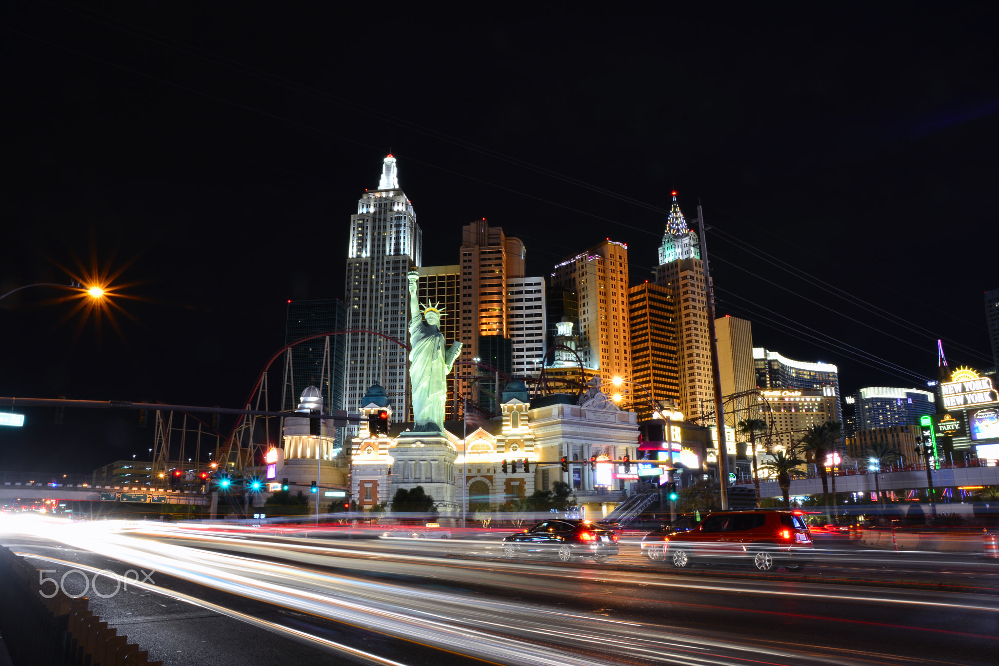 New York New York hotel and casino in Las Vegas.