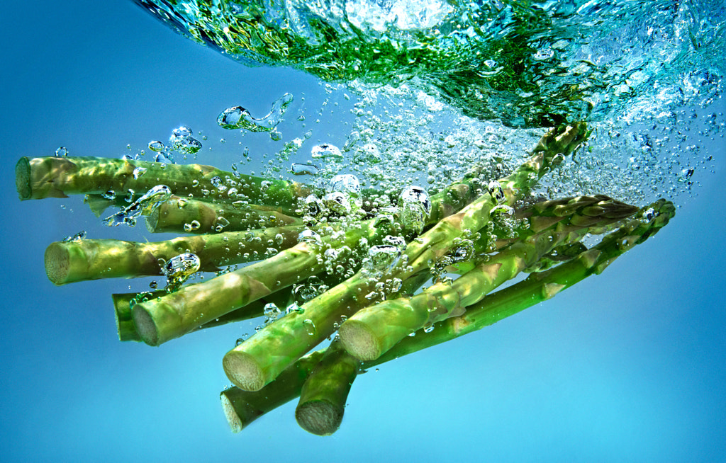 Asparagus Splash by Drax on 500px.com