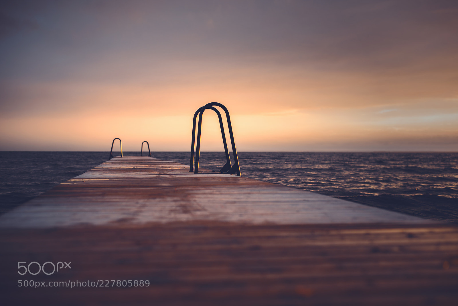 Nikon D610 sample photo. Evening at the pier photography