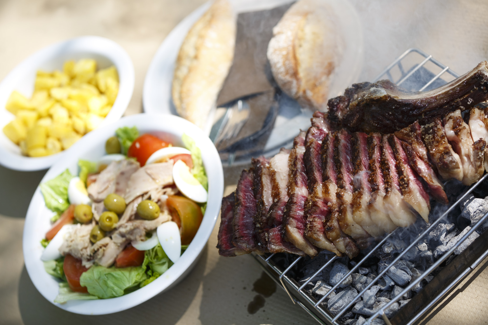 Steak at Outdoors