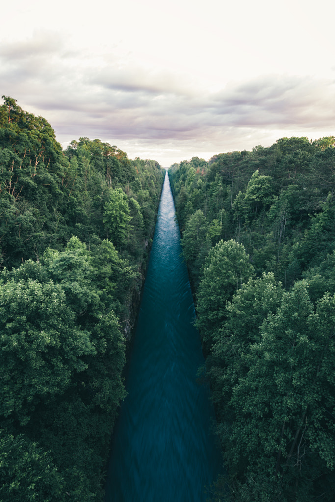 Canal Through the Forest by Kaitlyn McLachlan on 500px.com