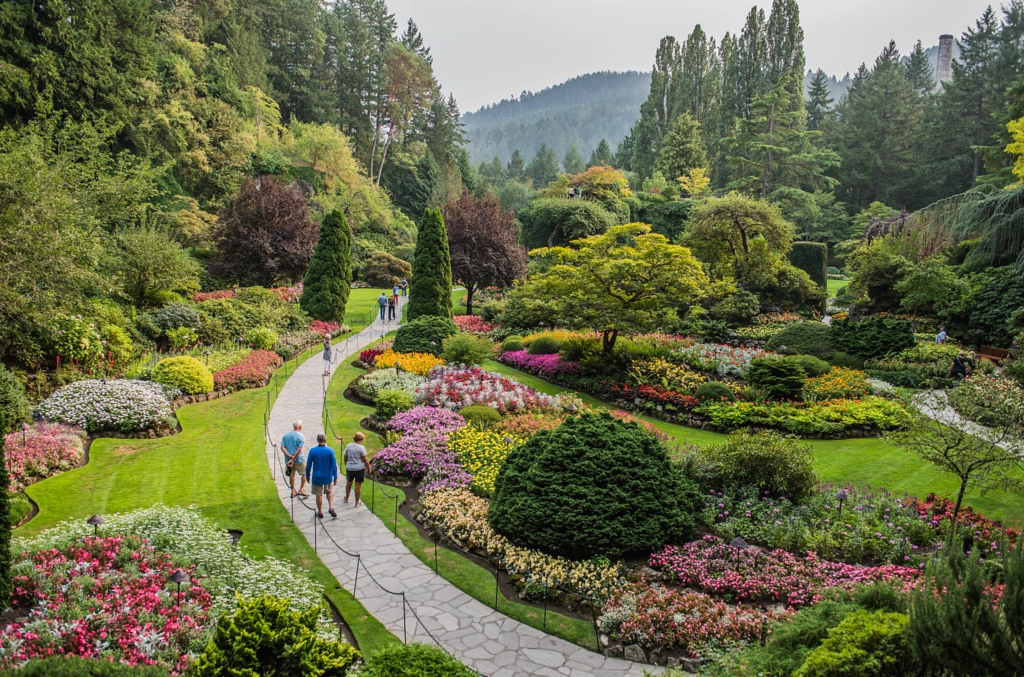 Butchart Sunken Garden by Matt MacDonald on 500px.com