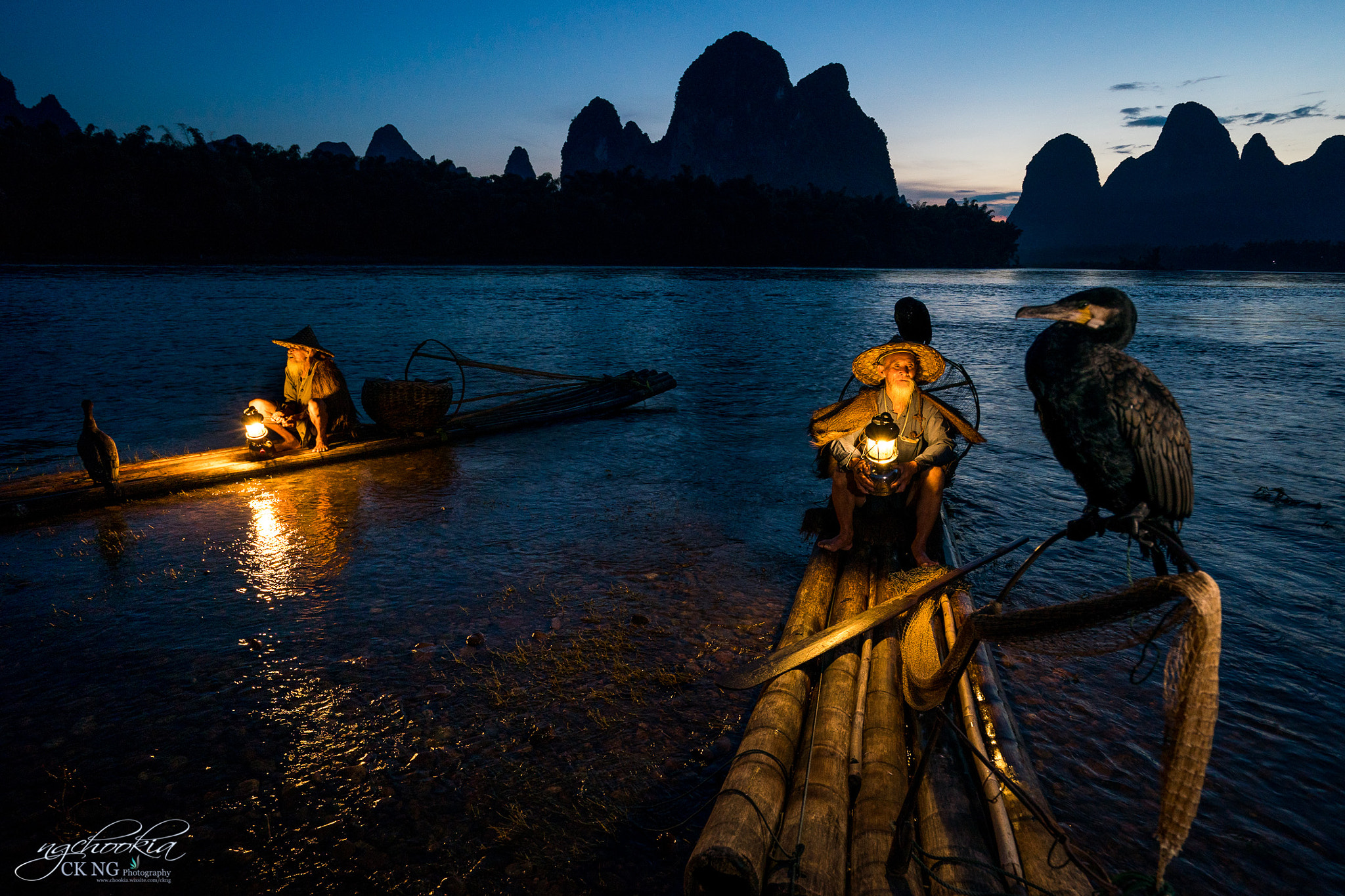 Mr Cormorants of Guilin II 桂林漓江老渔夫