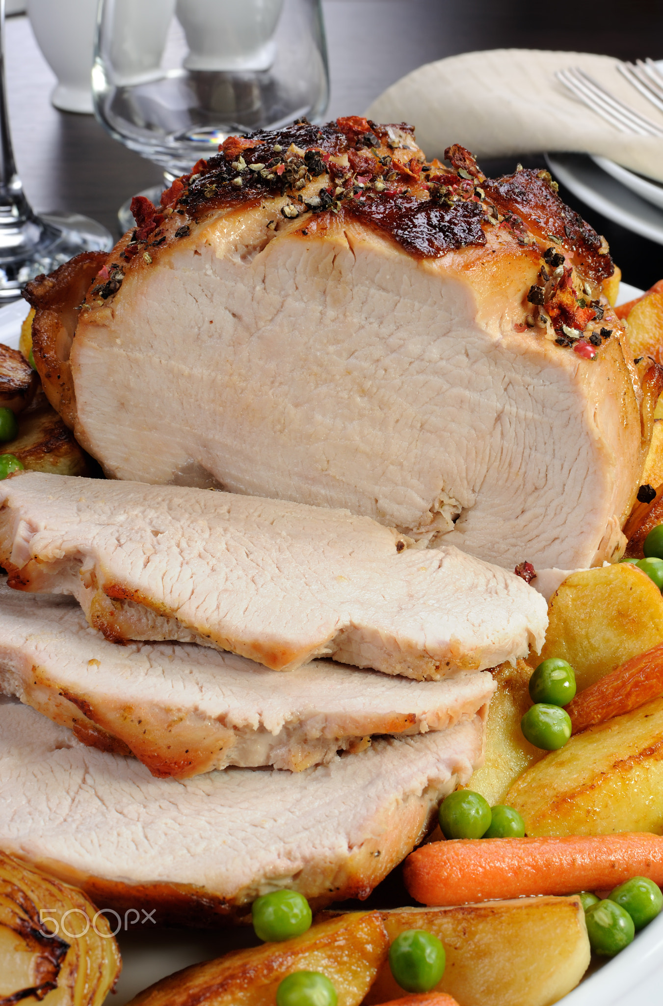 Roasted turkey breast