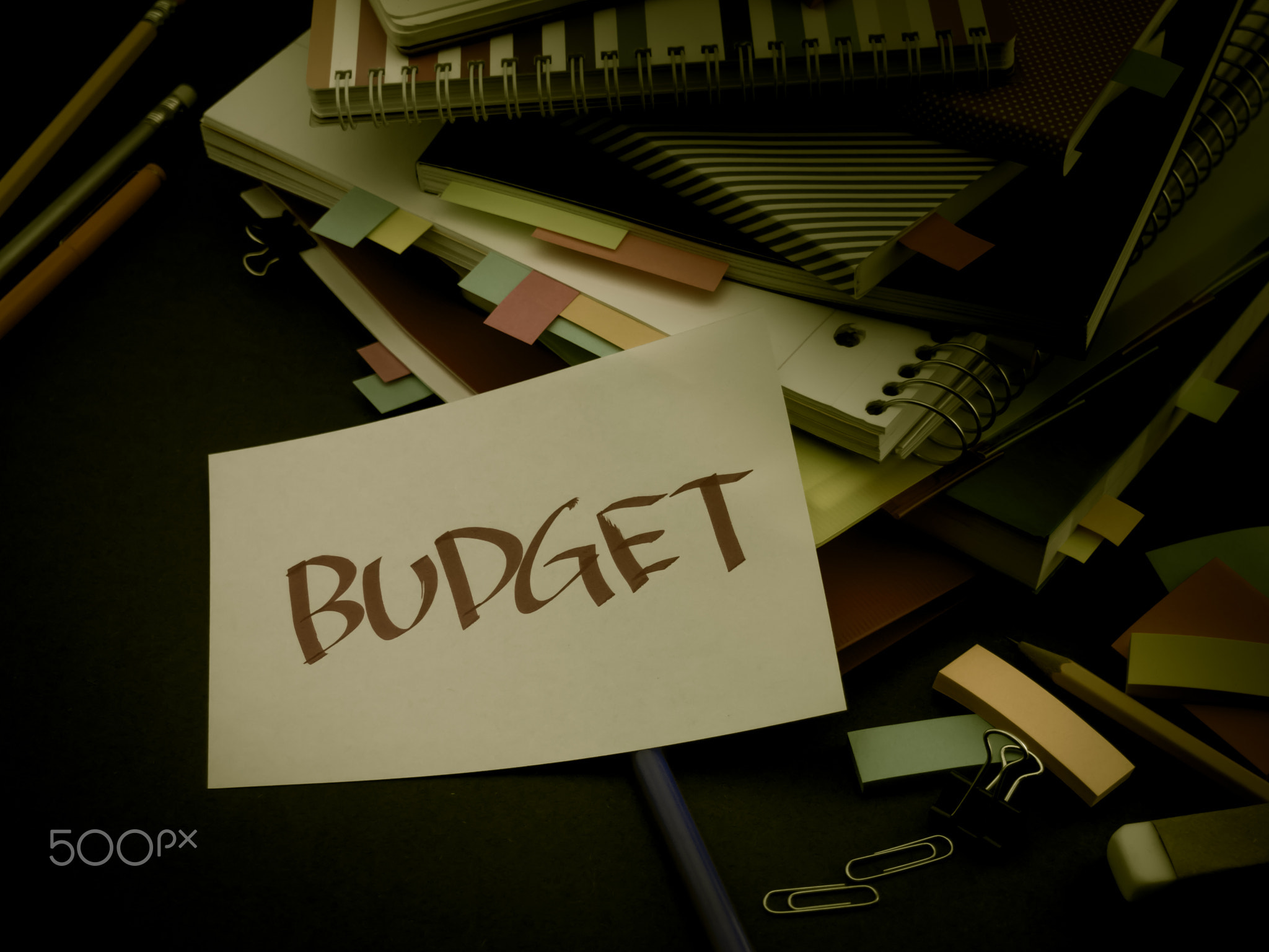 Somebody Left the Message on Your Working Desk; Budget