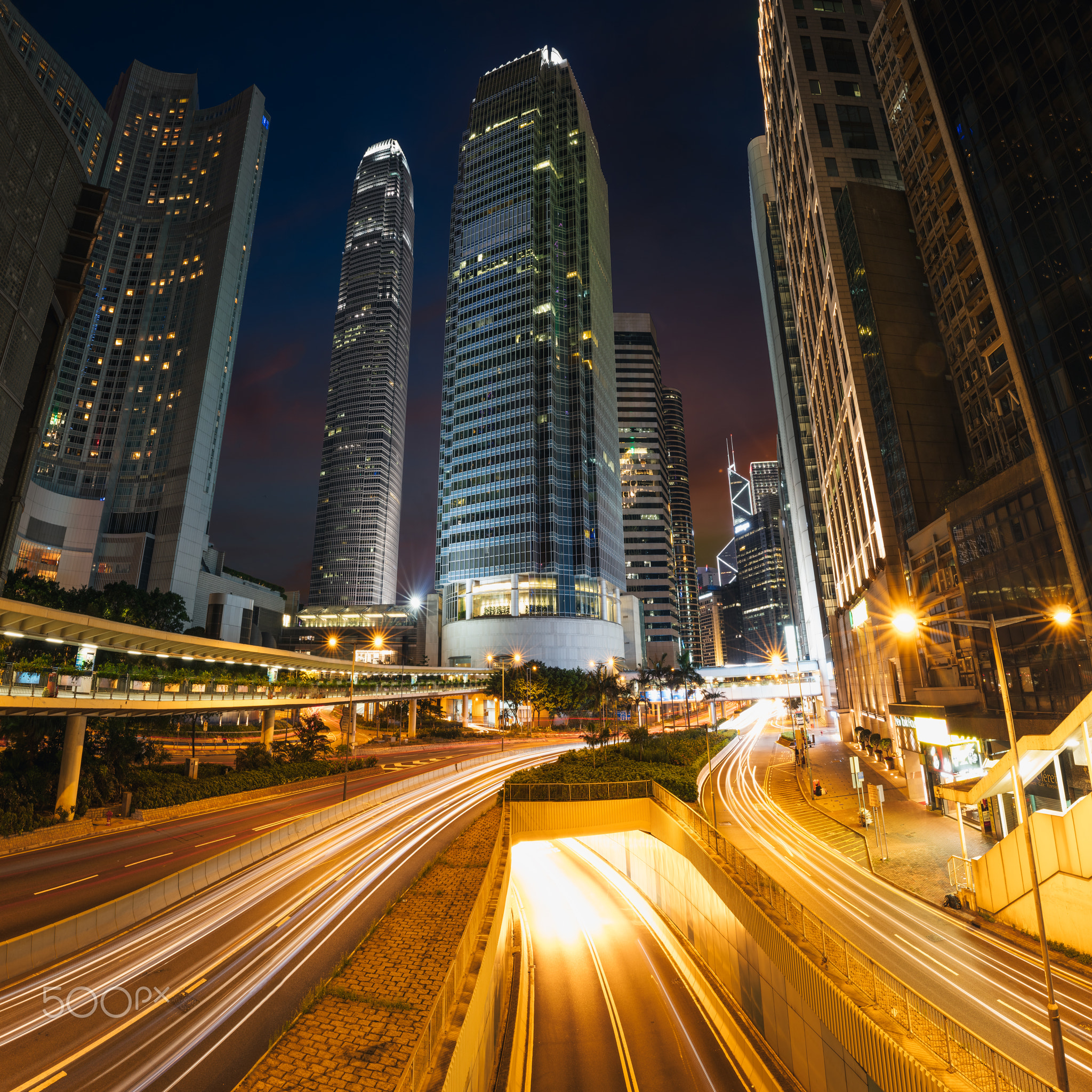 Hong Kong at night
