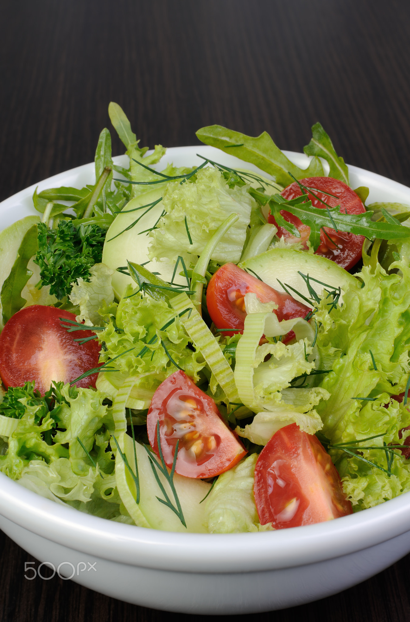Light summer vegetable salad