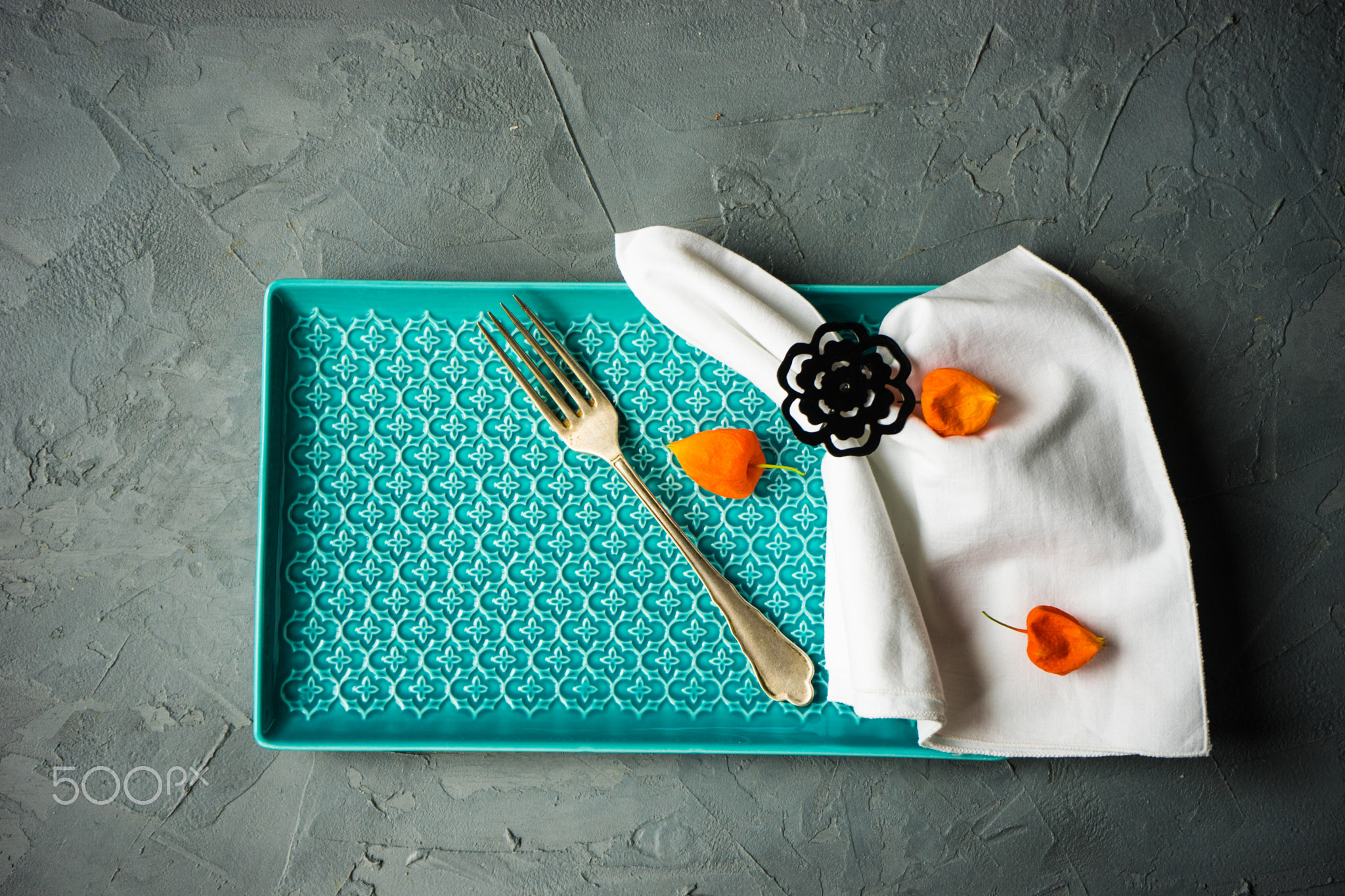 Autumnal table setting