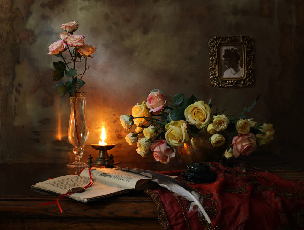 Still life with an open book by Andrey Morozov on 500px.com