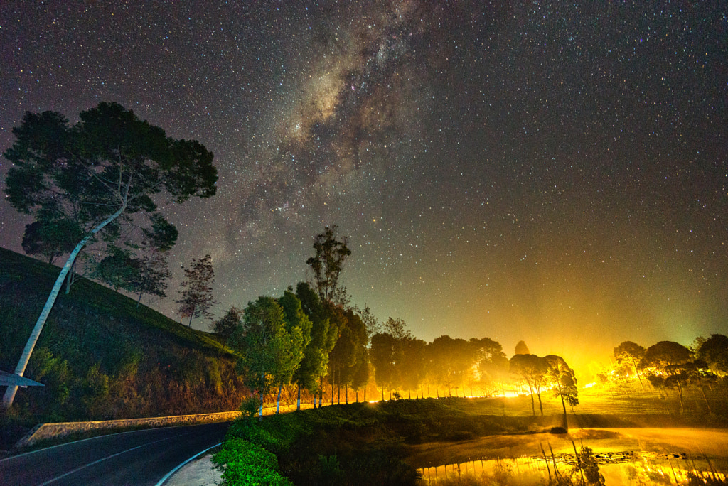 Milky Way at Cukul Tea Plantation by Kristianus Setyawan on 500px.com