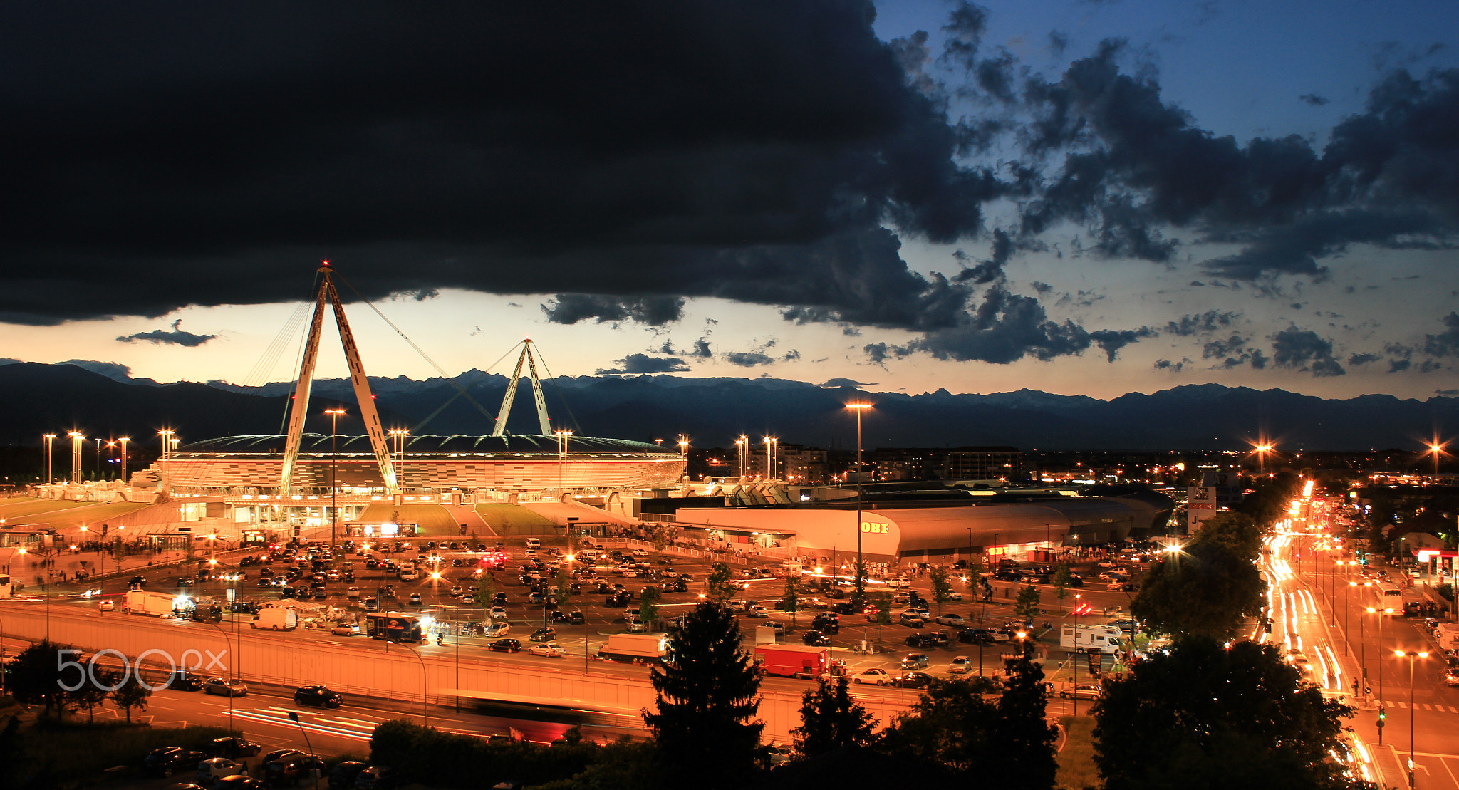 Juventus Stadium at Match night
