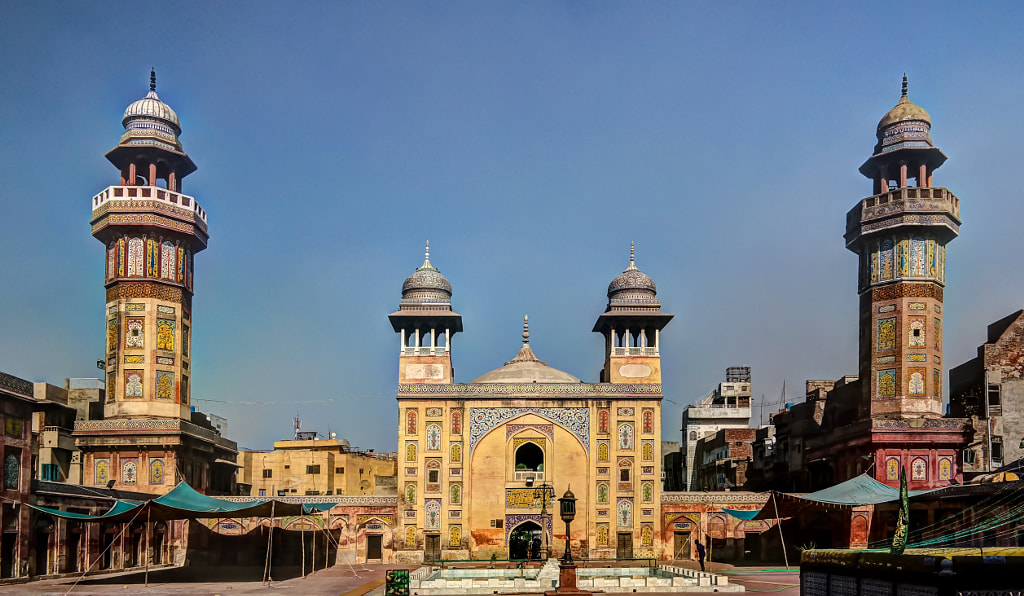 Facade of Wazir Khan Mosque, Lahore by sergey Mayorov on 500px.com