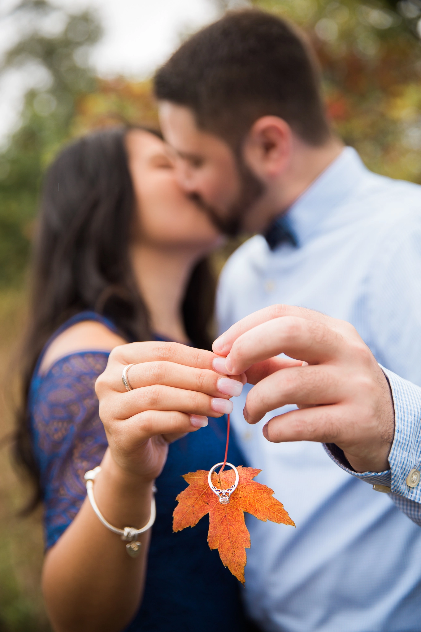 On a very windy day, we captured this sweet couple ...