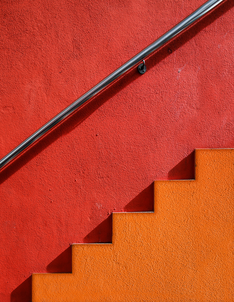 Orange Stairs by Alfon No ? on 500px.com