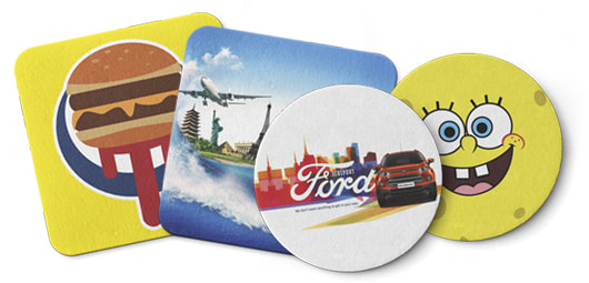 Coasters are great for personalised gift and premi