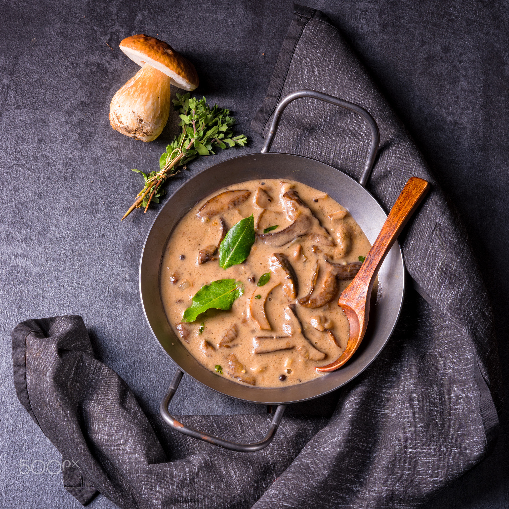 Tasty mushroom sauce