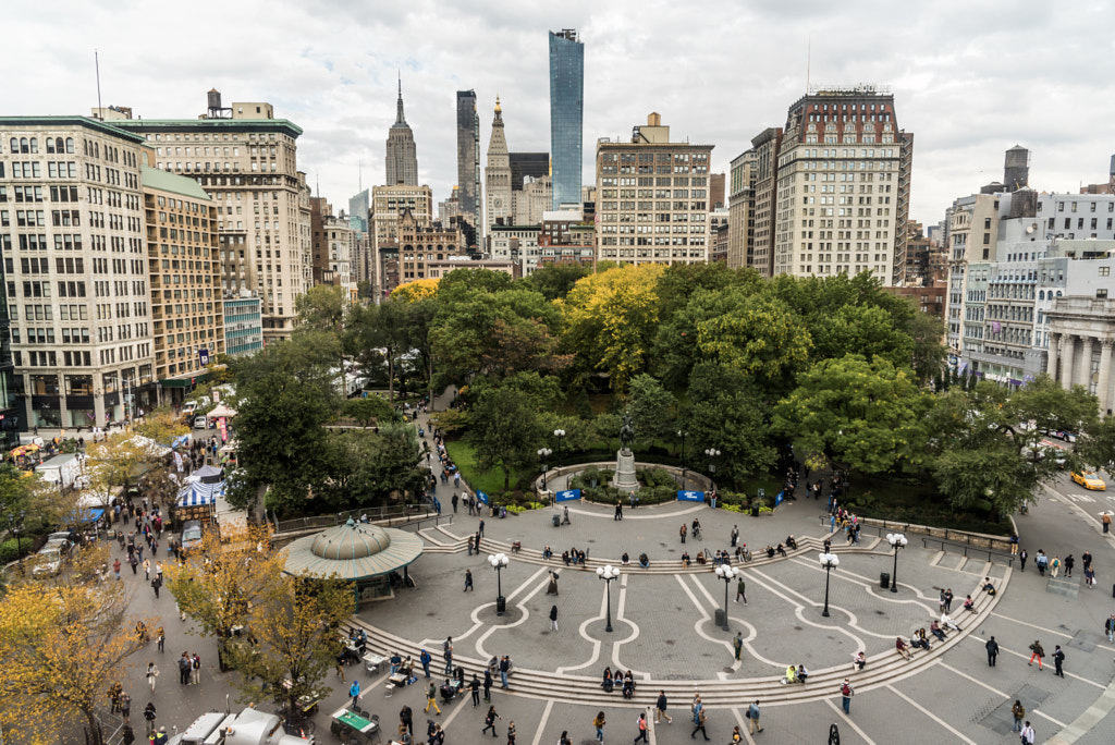A little bit of fall colours at Union Square Park, ... by Javan Ng on 500px.com