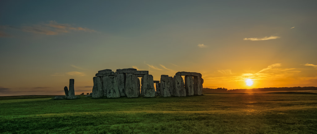 Stonehenge Sunset by Charles Clark on 500px.com