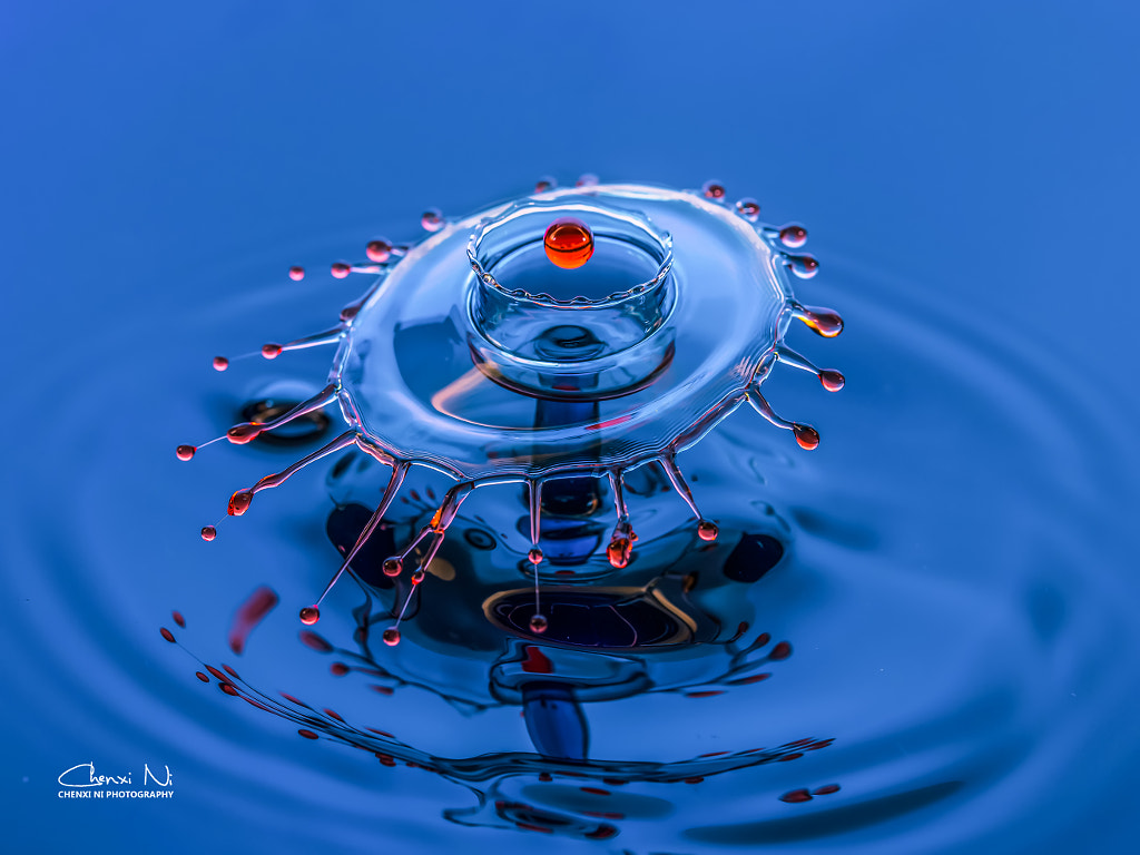 Water drop by Chenxi Ni on 500px.com