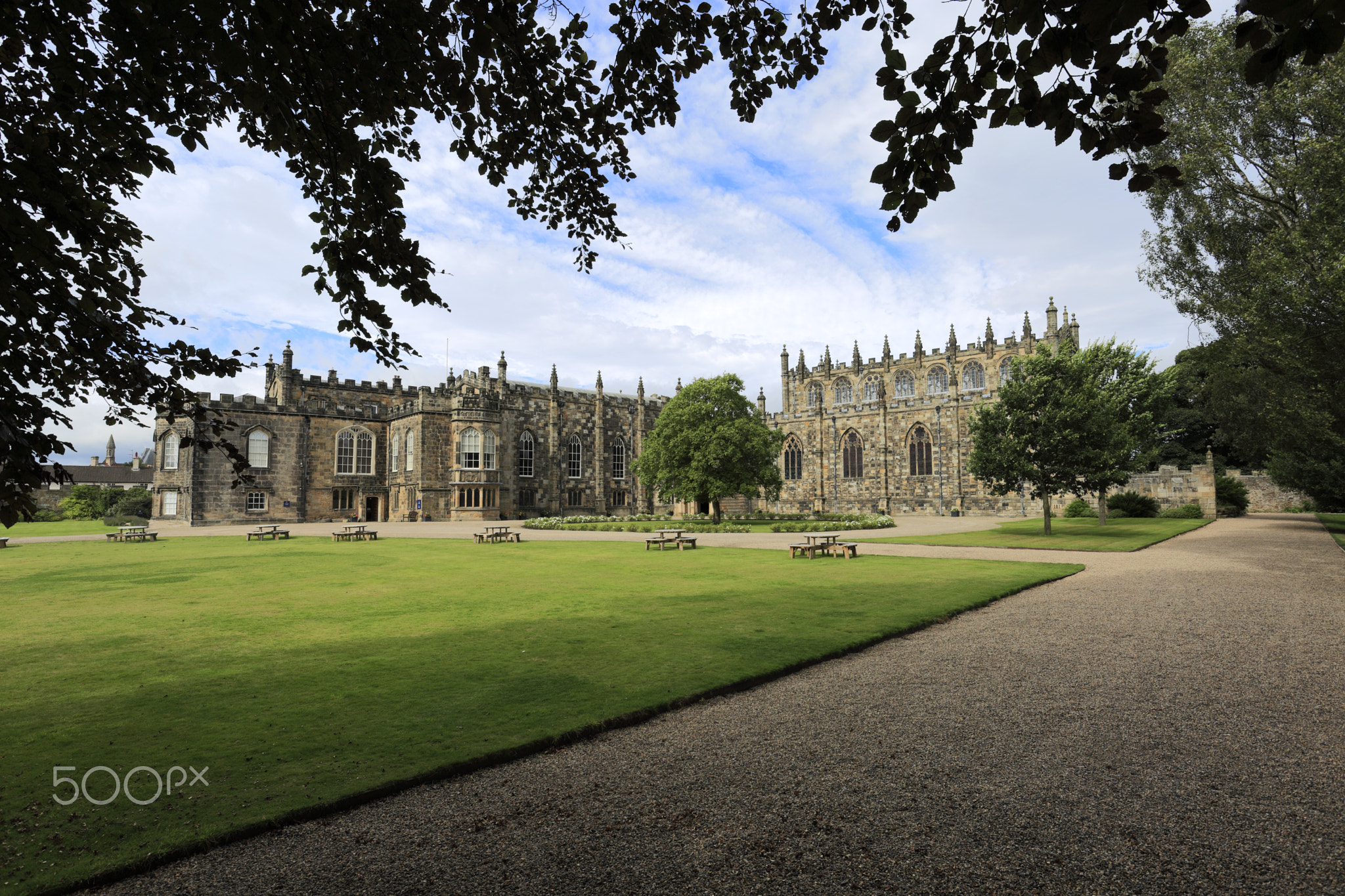 Summer, Auckland Castle, Bishop Auckland town, County Durham, En