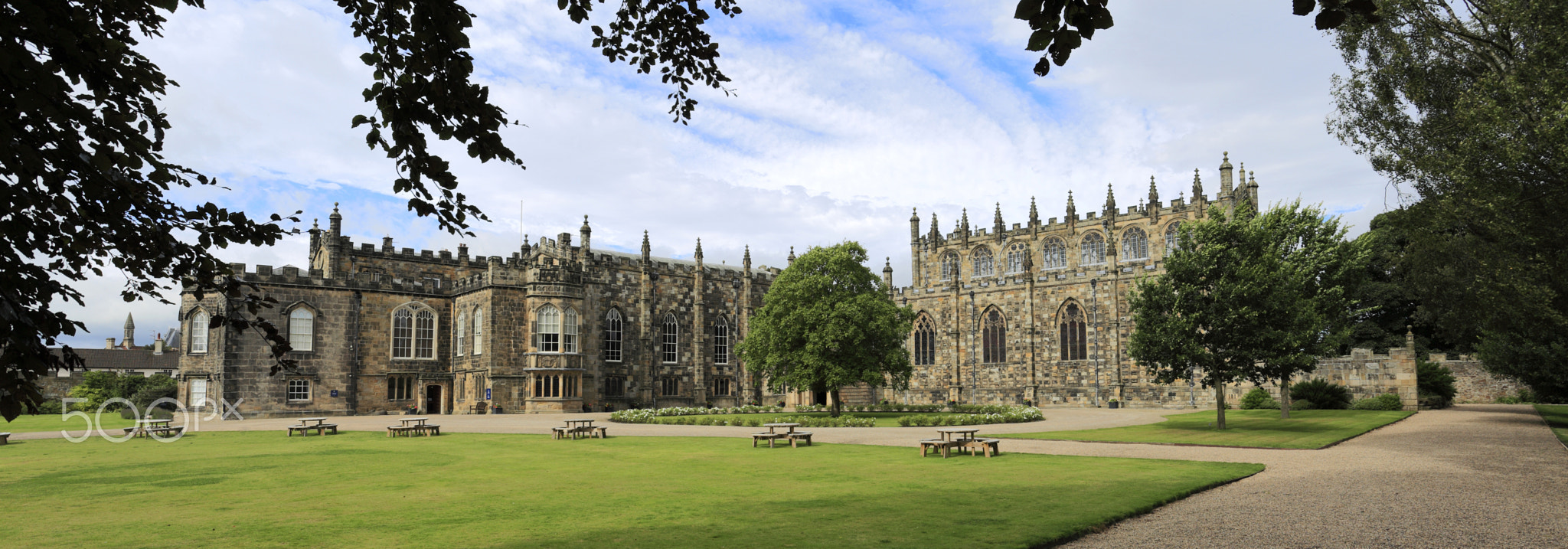 Summer, Auckland Castle, Bishop Auckland town, County Durham, En