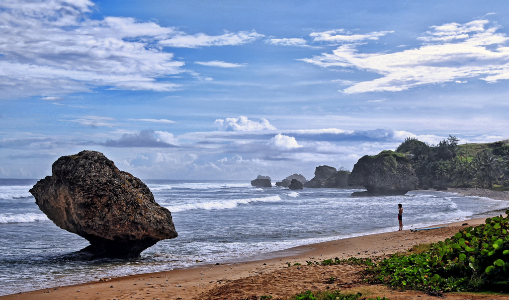 Photograph Alone at Bathsheba by Jeff Clow on 500px