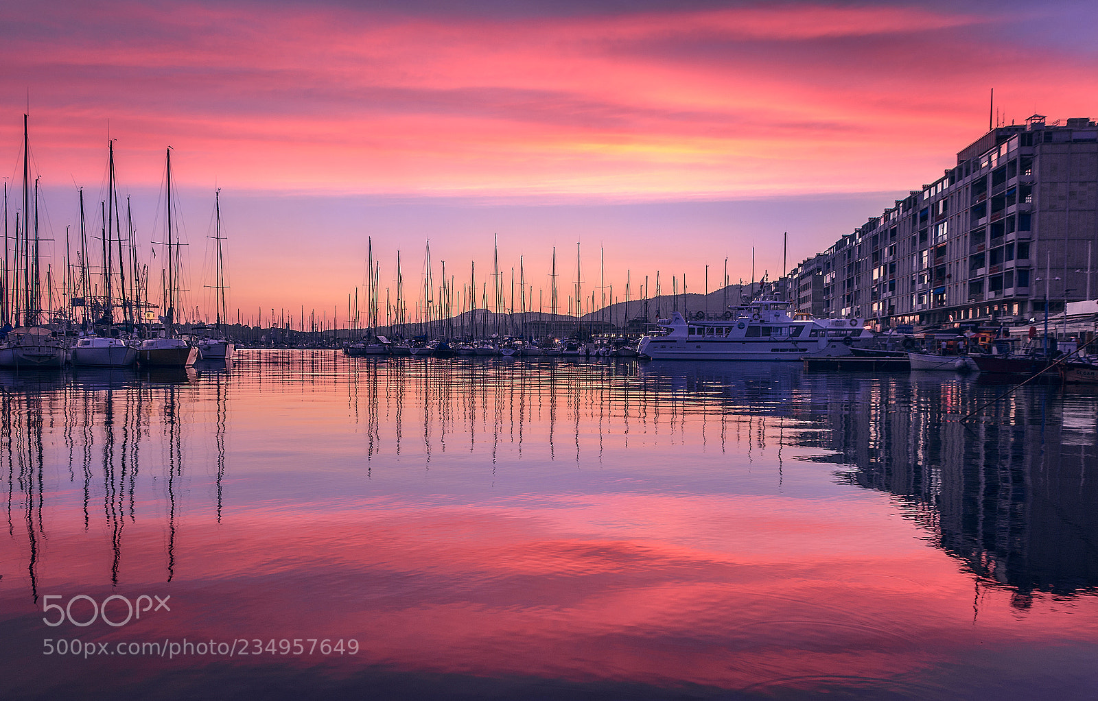 Nikon D7100 sample photo. Sunset in toulon photography