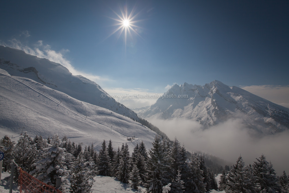 Mountains landscape early morning