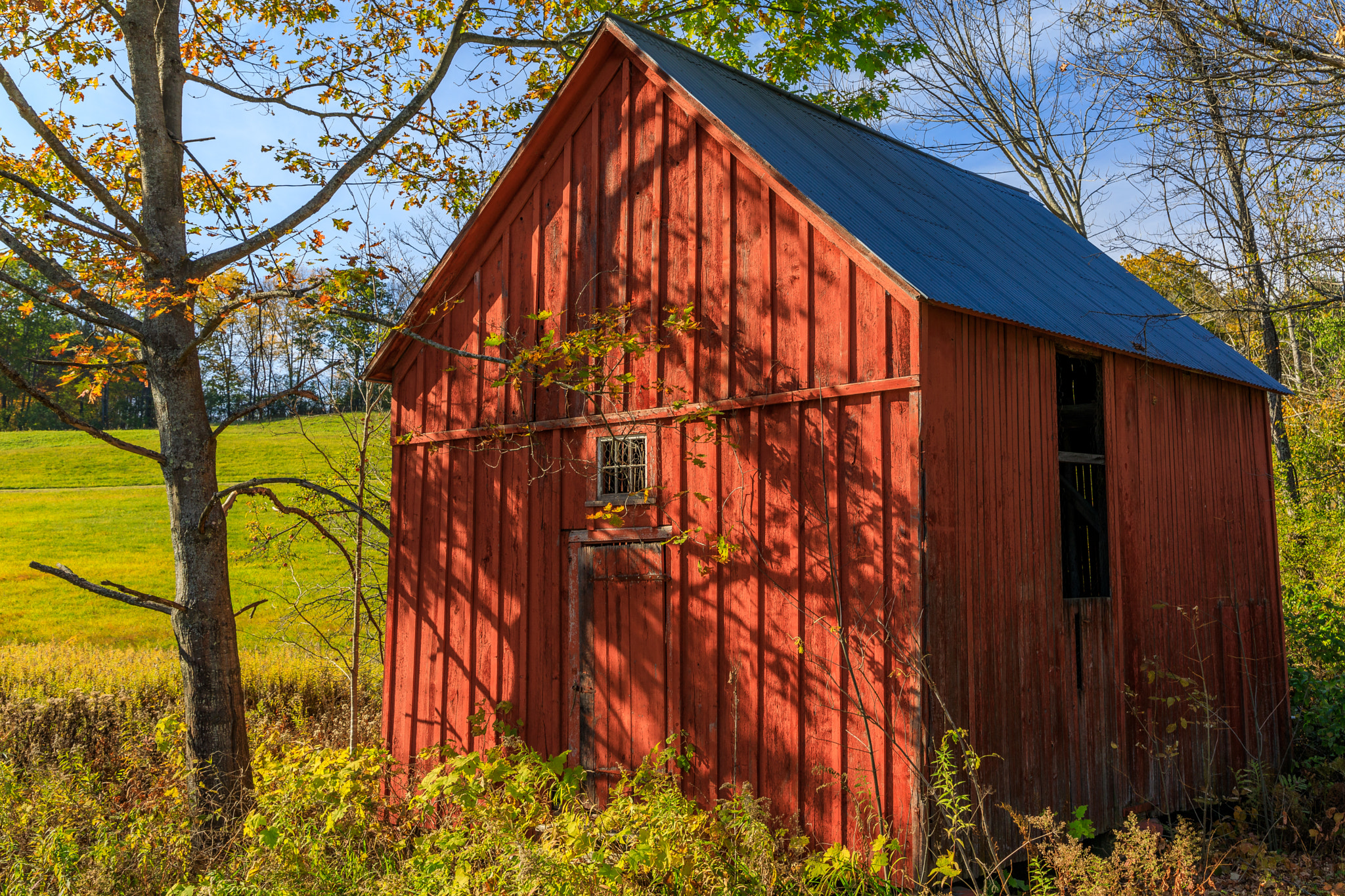 VT-WOODSTOCK-RED BARN